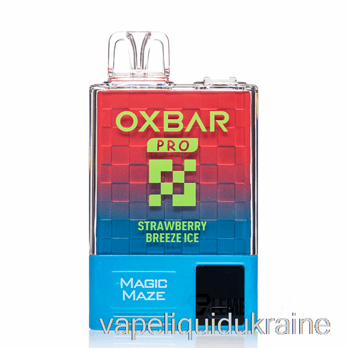 Vape Liquid Ukraine OXBAR Magic Maze Pro 10000 Disposable Strawberry Breeze Ice - Pod Juice